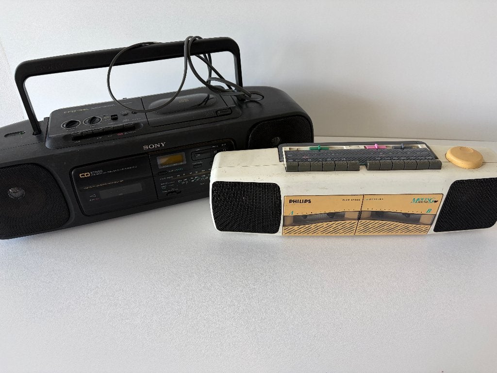 Sony CFD-55L + Philips moving sound Vintage Boomboxes, Ophalen of Verzenden, Overige typen