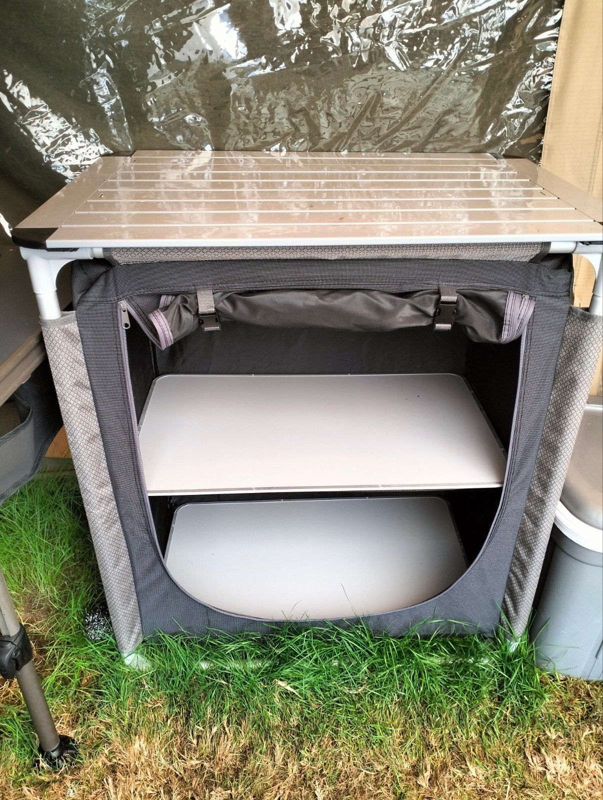 Camping keukenkastje Vrijbuiter, Ophalen, Gebruikt, Campingkast