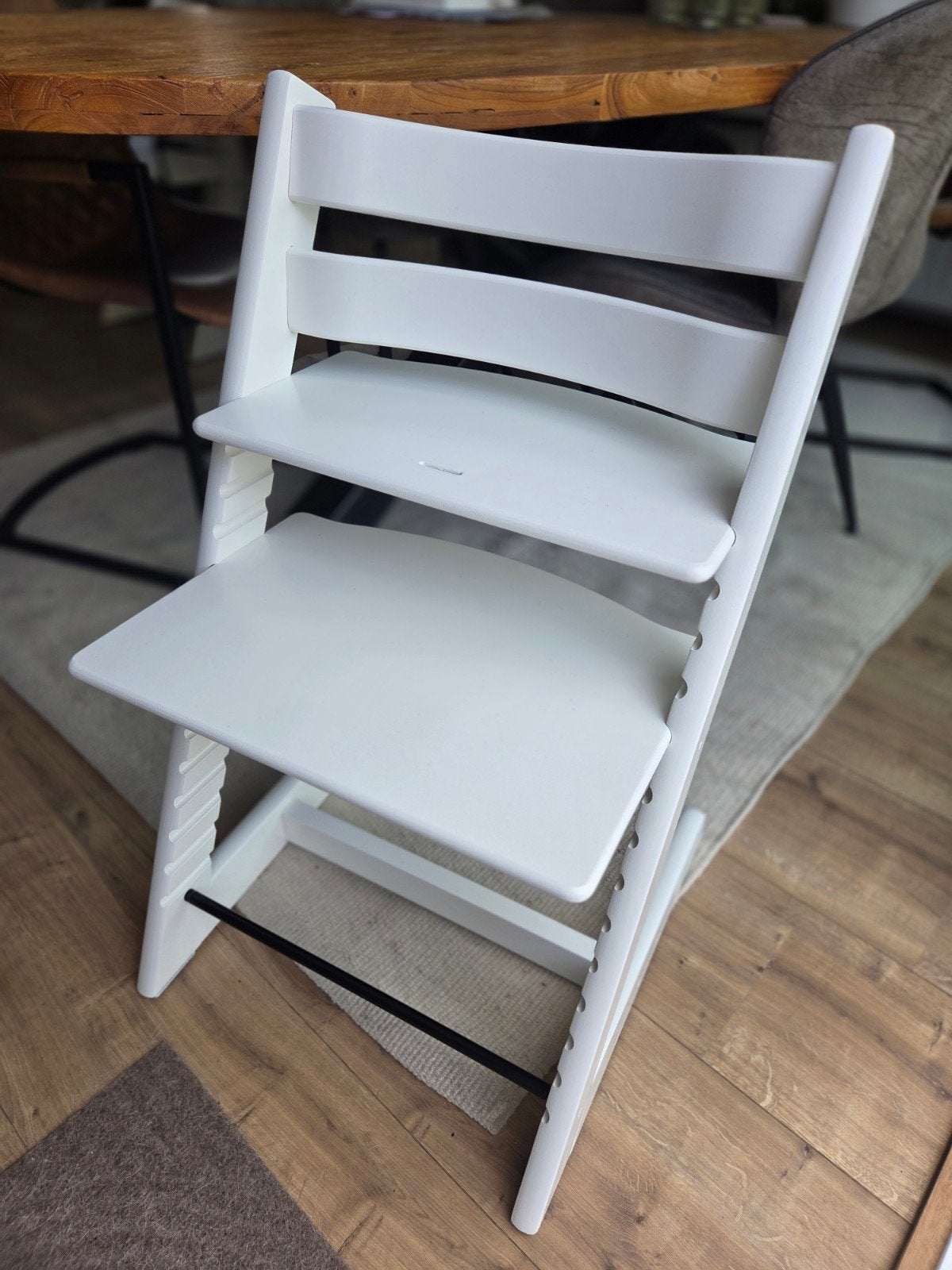 Stokke Tripp Trapp kinderstoel als nieuw!, Kinderen en Baby's, Ophalen, Zo goed als nieuw, Meegroeistoel, Aanschuifbaar