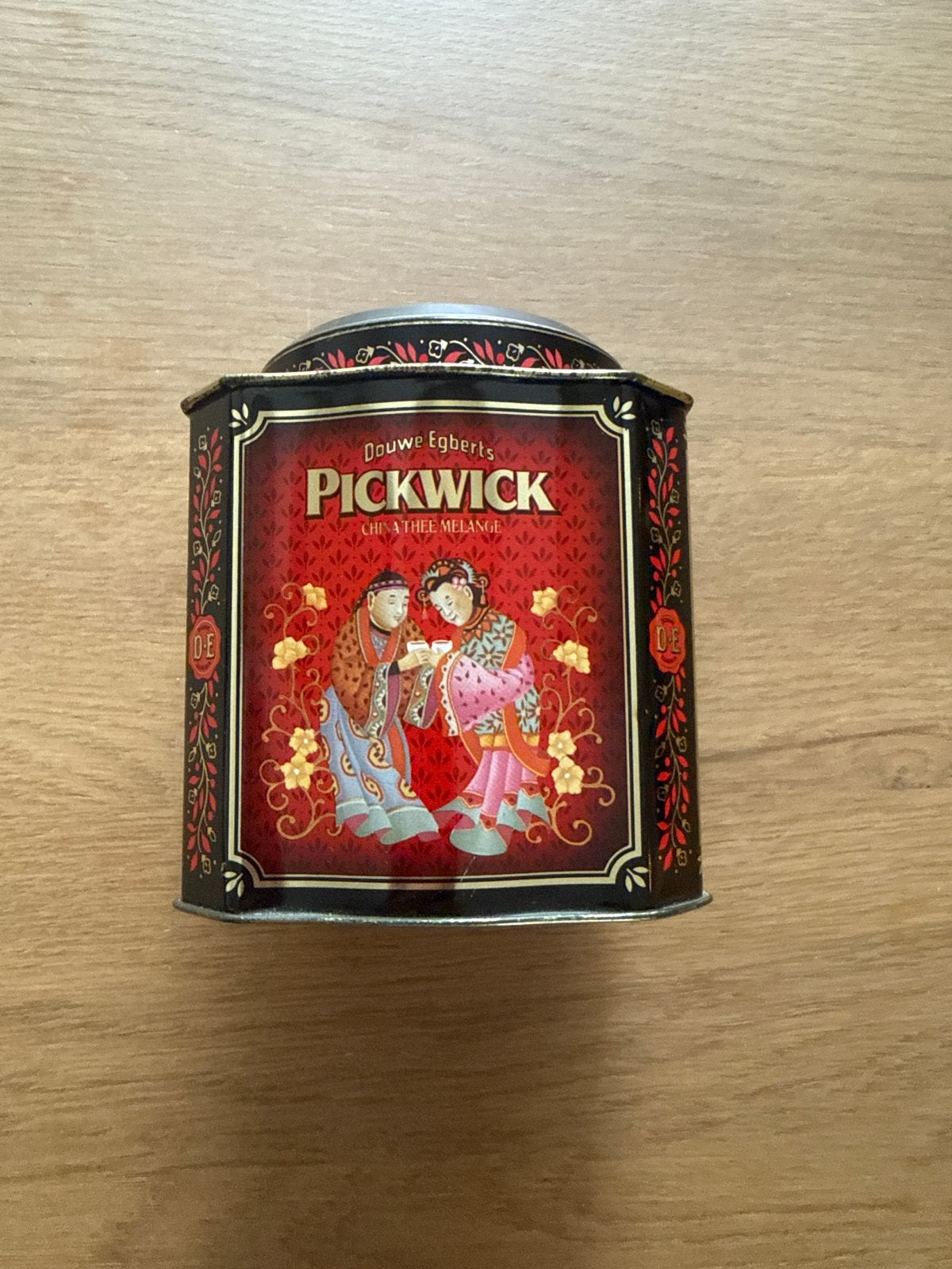 Vintage Pickwick China Thee Melange Blik, Ophalen of Verzenden