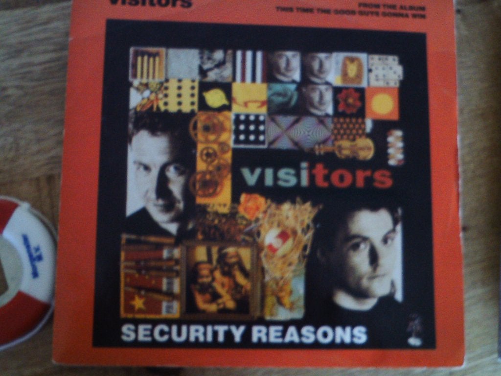 Visitors - Security Reasons  Single  10a, 7 inch, Ophalen of Verzenden, Zo goed als nieuw, Pop