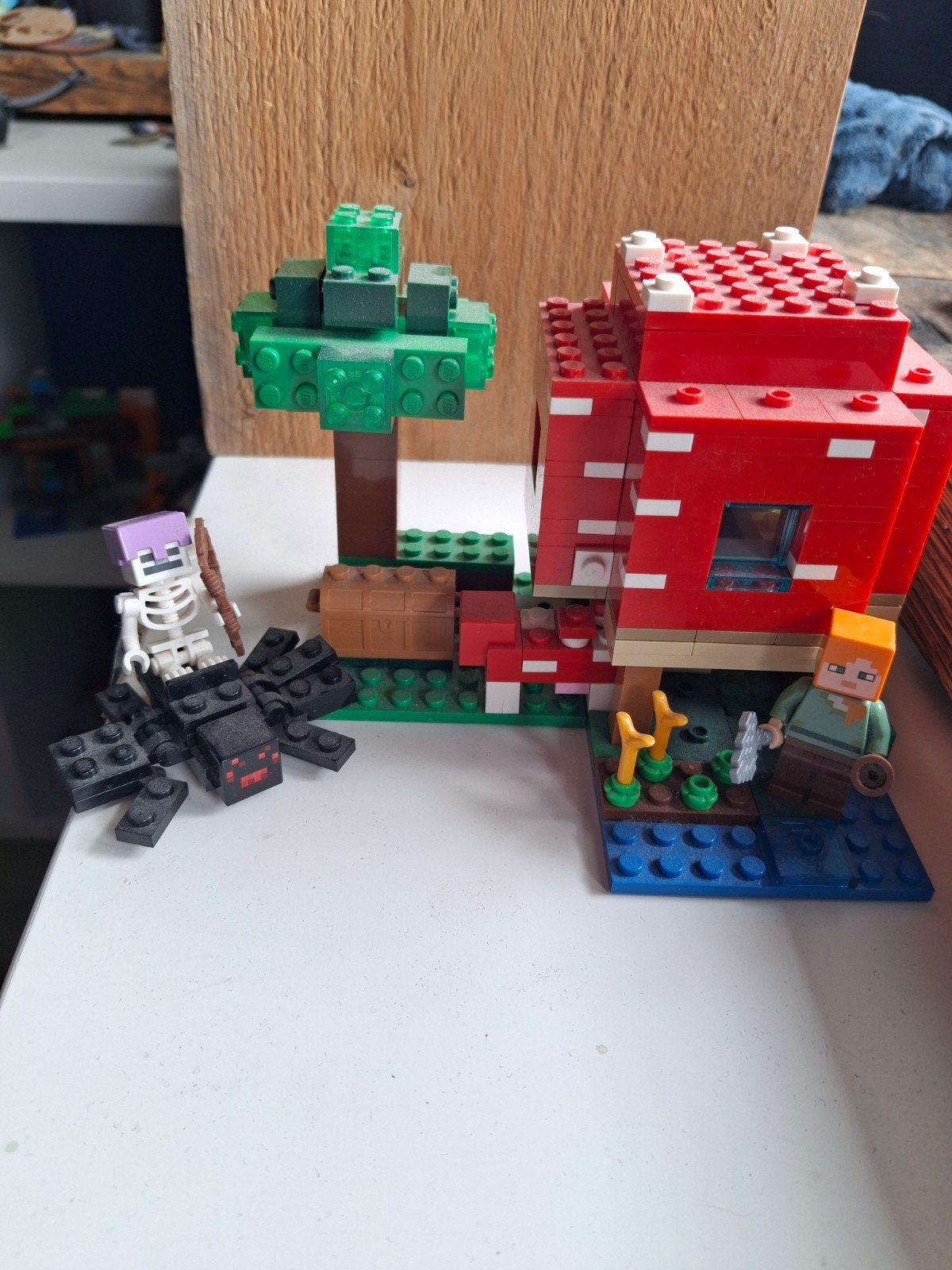 Lego Minecraft 21179 De Paddenstoelwoning, Minecraft, Lego, Ophalen of Verzenden, Zo goed als nieuw