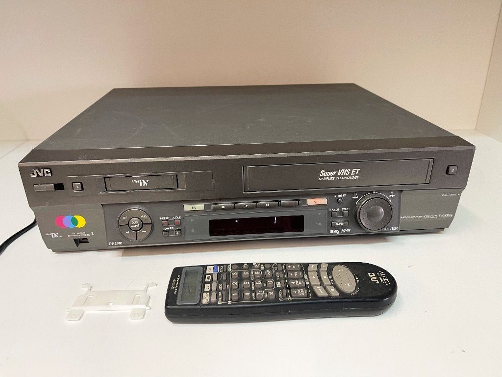 JVC SR-VS20E Mini DV/S combi VHS VCR+afstandbediening-Defect, N, Overige typen, Ophalen of Verzenden, Sony