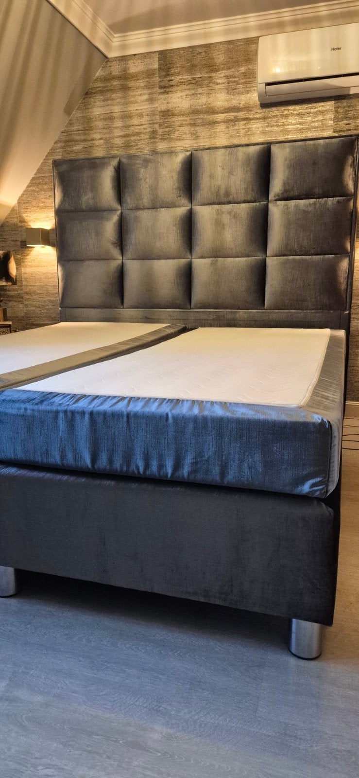 boxspring, Ophalen, Tweepersoons, Zo goed als nieuw, 180 cm