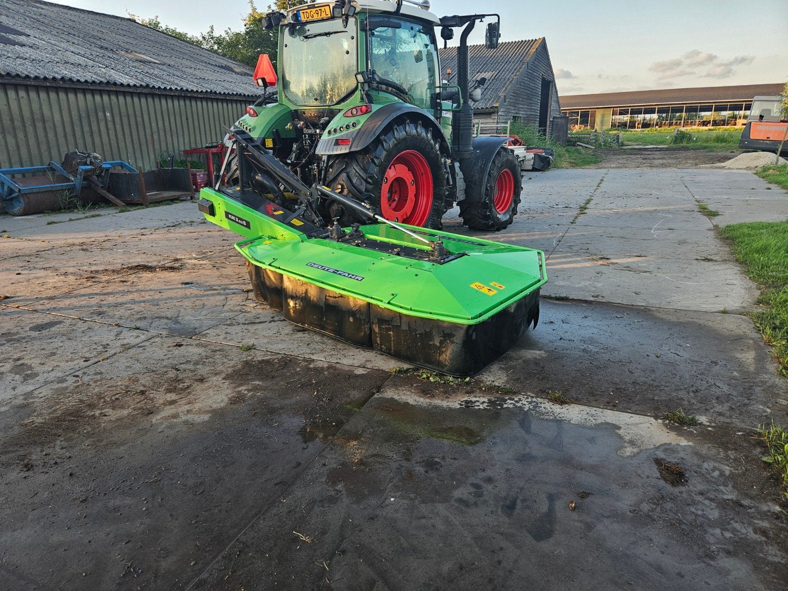 Deutz maaier, Ophalen