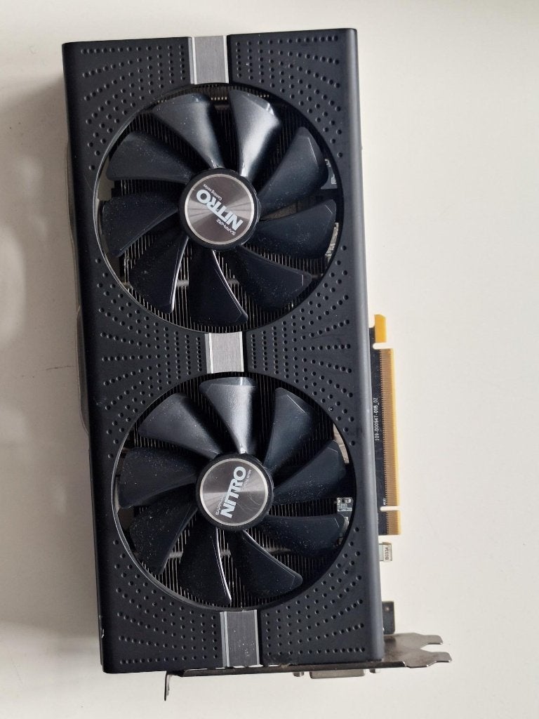Sapphire Nitro Radeon RX 580 8GB GDDR5 Grafische Kaart, PCI-Express 3, Gebruikt, AMD, Ophalen of Verzenden