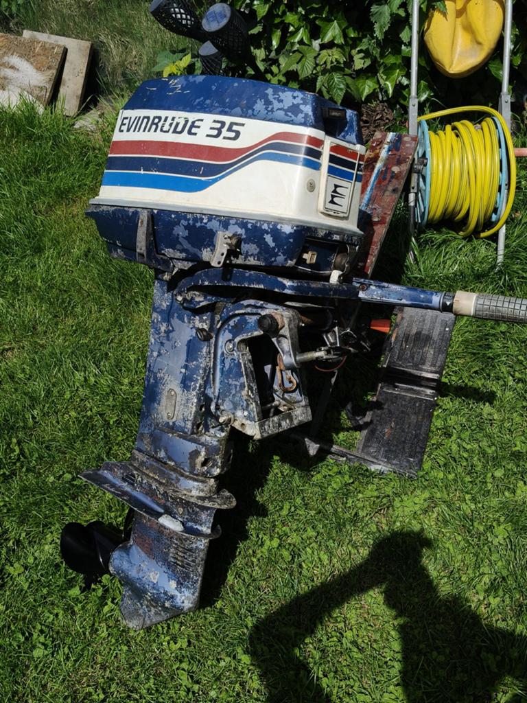 Evinrude 35 PK Buitenboordmotor, Ophalen of Verzenden, Gebruikt, Motor en Techniek