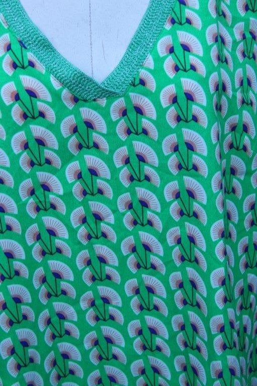 Tuniek groen/ creme/ oranje Paprika mt 2 (46) Vaste prijs, Maat 46/48 (XL) of groter, Ophalen of Verzenden, Zo goed als nieuw