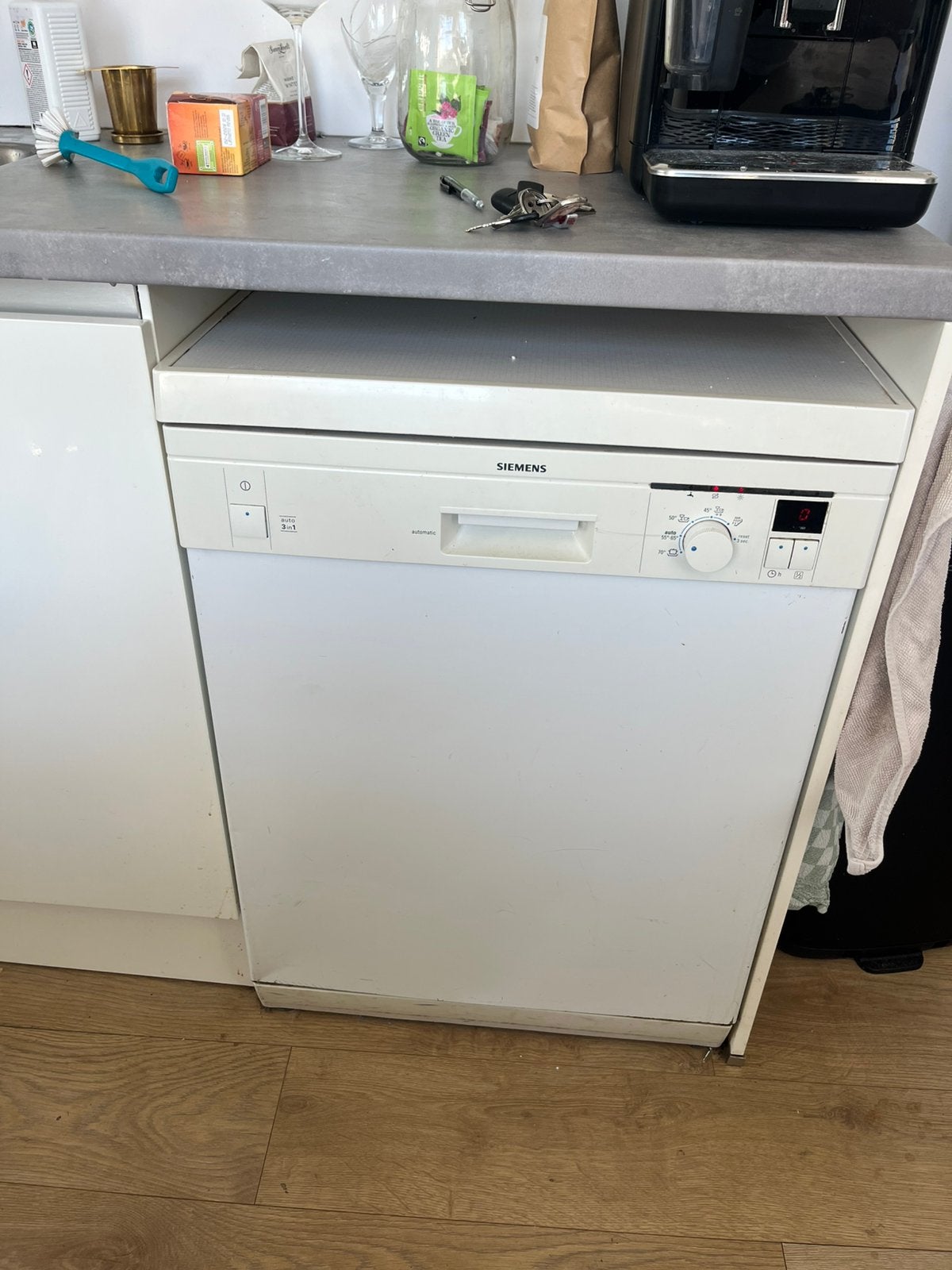 Siemens vaatwasser, Ophalen, Zo goed als nieuw, Inbouw, Minder dan 85 cm
