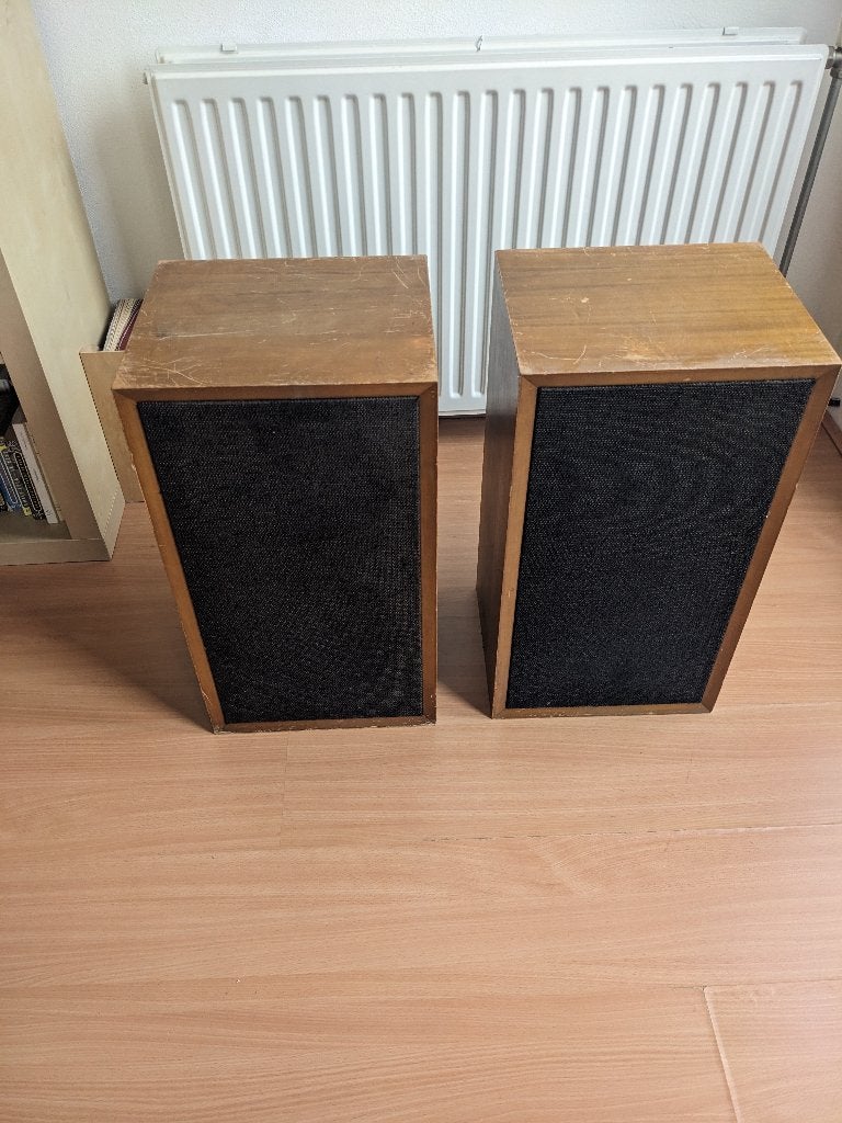 2 vintage speakers FILSON, Gebruikt, Overige typen, Minder dan 60 watt, Ophalen