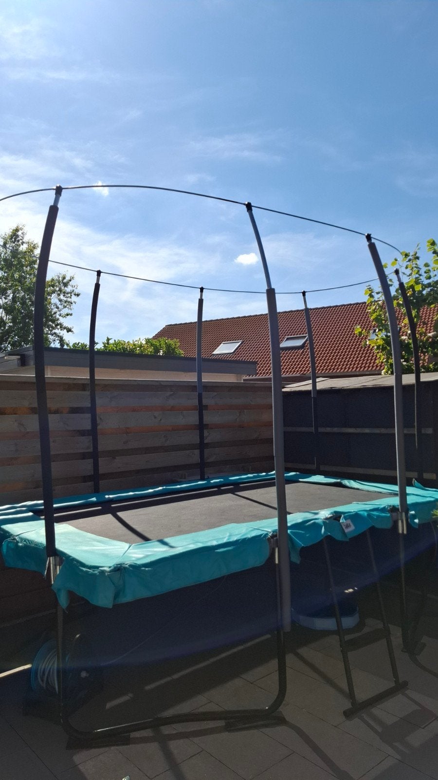 trampoline salta, Ophalen, Gebruikt