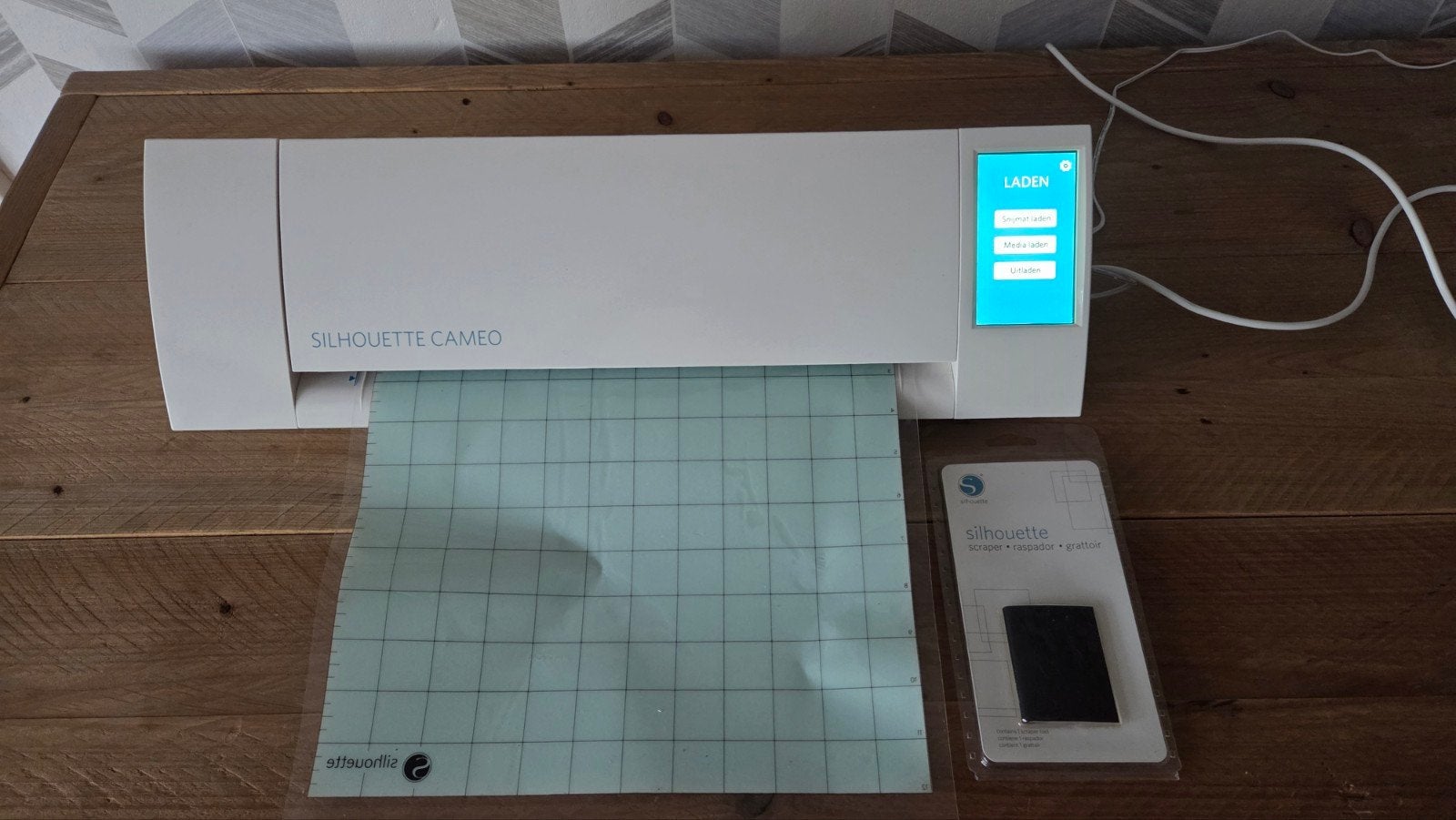 Silhouette Cameo snijmachine met accessoires, Geschikt voor karton, Gebruikt, Ophalen of Verzenden, Machine