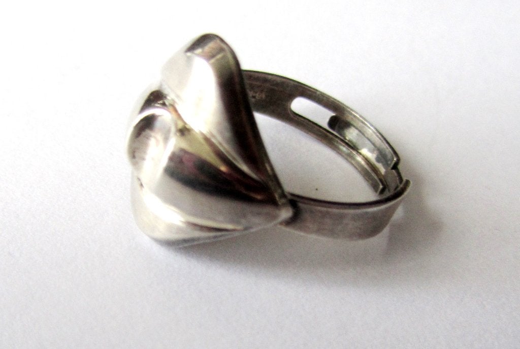 Mooie aparte antieke 835 zilveren ring , maat 17, Verzenden, Zilver, Ring