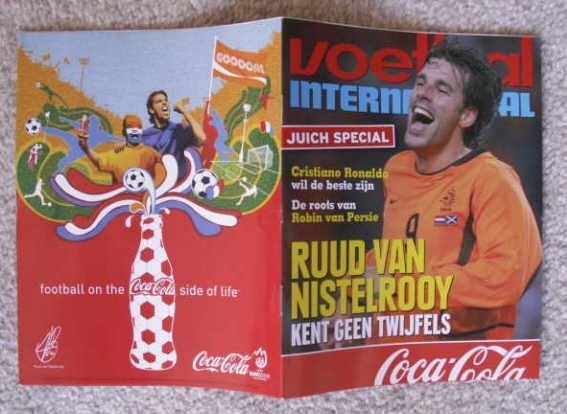Speciale uitgifte voetbal internationaal + Coca Cola EK 2008, Ophalen of Verzenden, Nieuw, Buitenlandse clubs