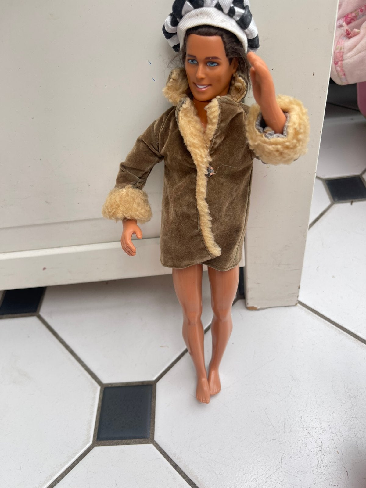 Vintage Ken Barbie Pop - Met Kleding, Kinderen en Baby's, Speelgoed | Poppen, Ophalen of Verzenden, Gebruikt, Barbie
