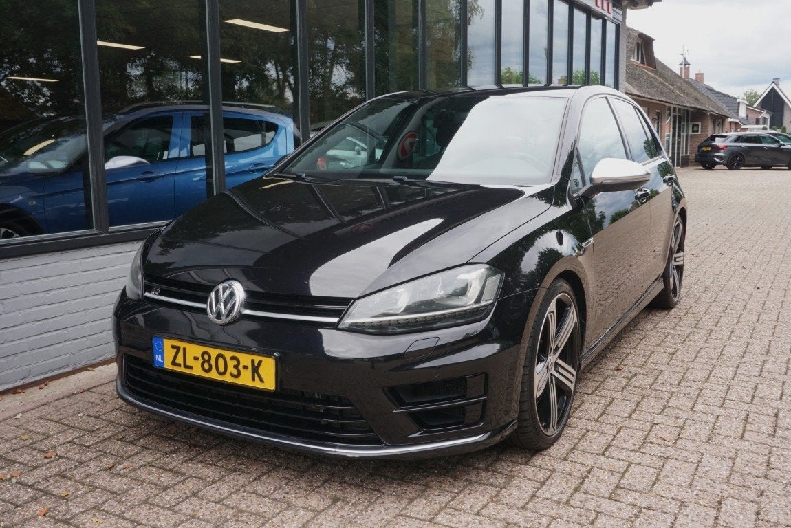 Volkswagen Golf 2.0 TSI R 4Motion (bj 2015, automaat), Auto's, Volkswagen, Gebruikt, 4 cilinders, 1984 cc, Leder en Stof