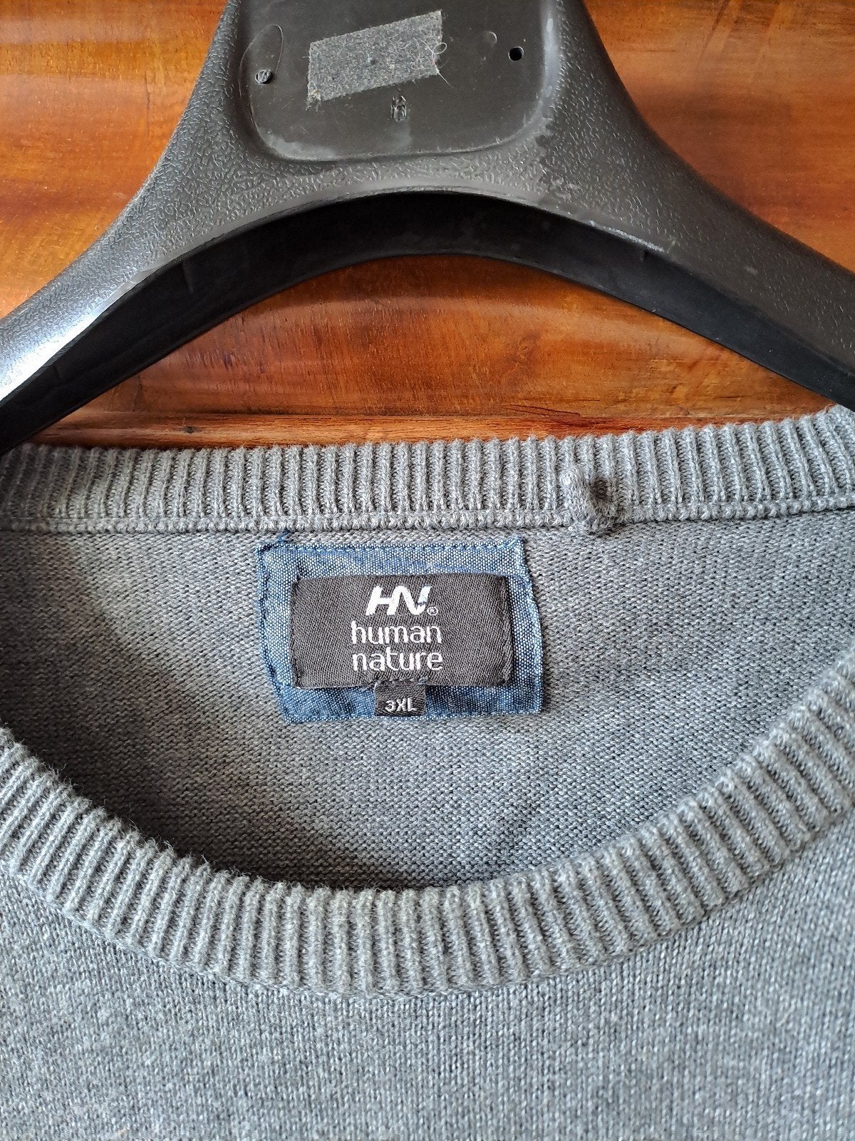 Human Nature lichtgrijze katoenen trui * 3xl * ZGAN, Kleding | Heren, Ophalen of Verzenden, Zo goed als nieuw, Grijs