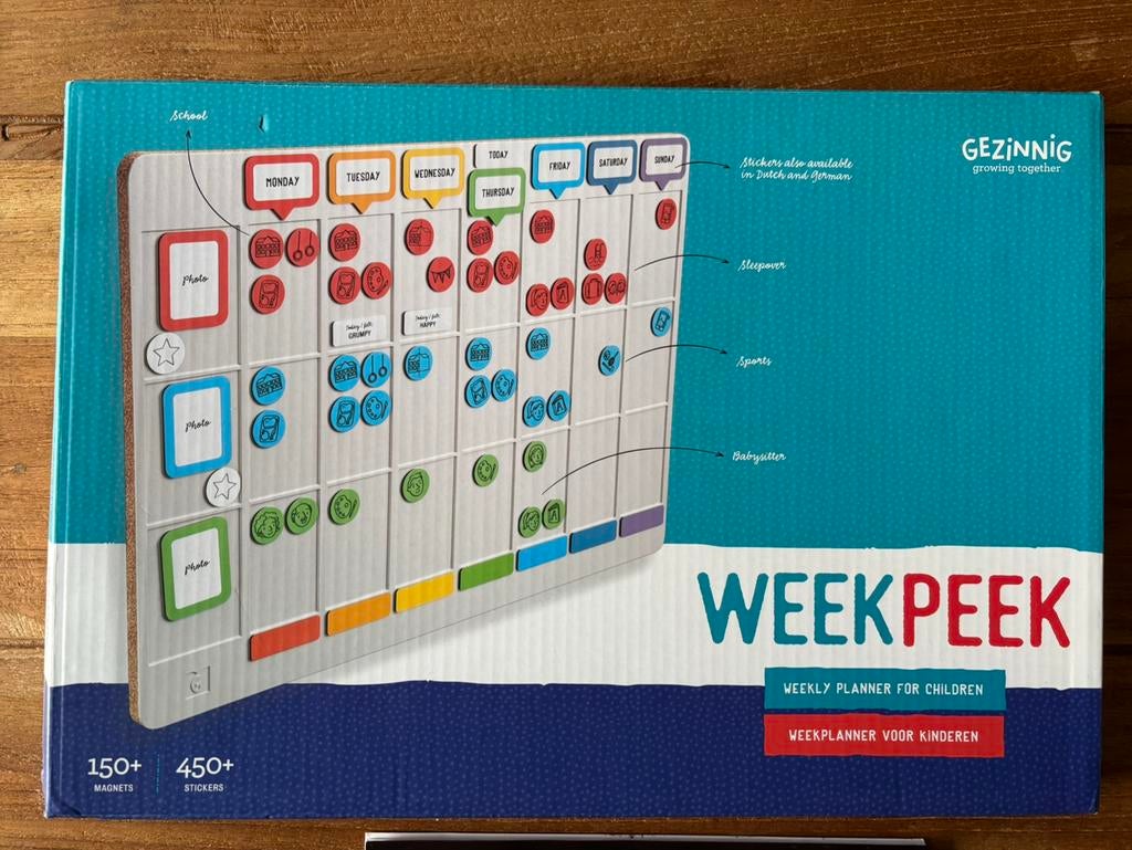 Weekplanner magnetisch, Ophalen of Verzenden, Zo goed als nieuw