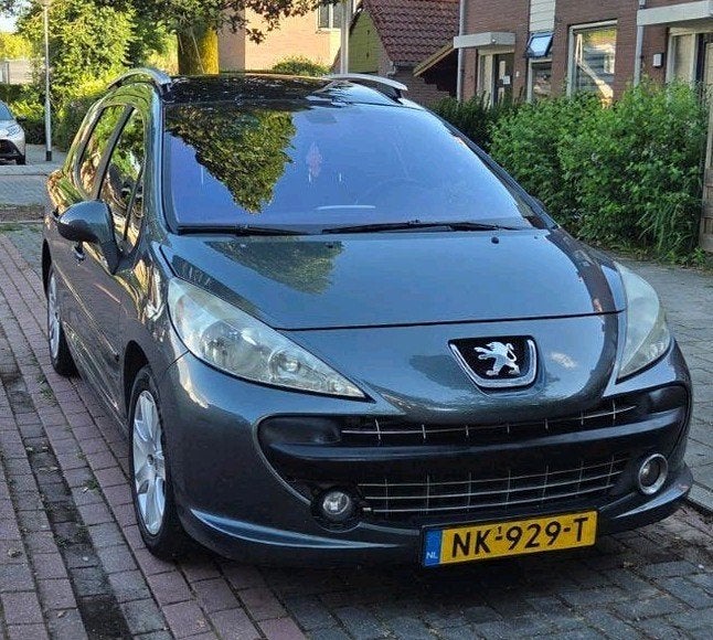 Peugeot 207 1.6 16V SW 2007 Elect Panorama dak, goede airco., Auto's, Peugeot, Voorwielaandrijving, 4 cilinders, 1202 kg, Stationwagon