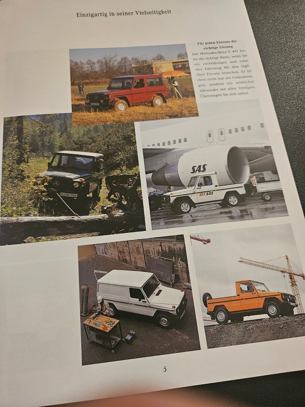 Brochure Mercedes-Benz G-klasse 290 GD 1996, Ophalen of Verzenden, Zo goed als nieuw, Mercedes