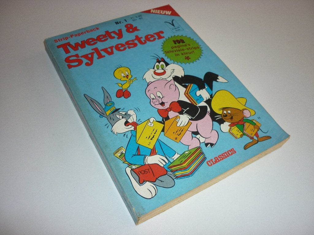 Strip Paperback Tweety & Sylvester deel 1, Boeken, Eén stripboek, Ophalen of Verzenden, Gelezen