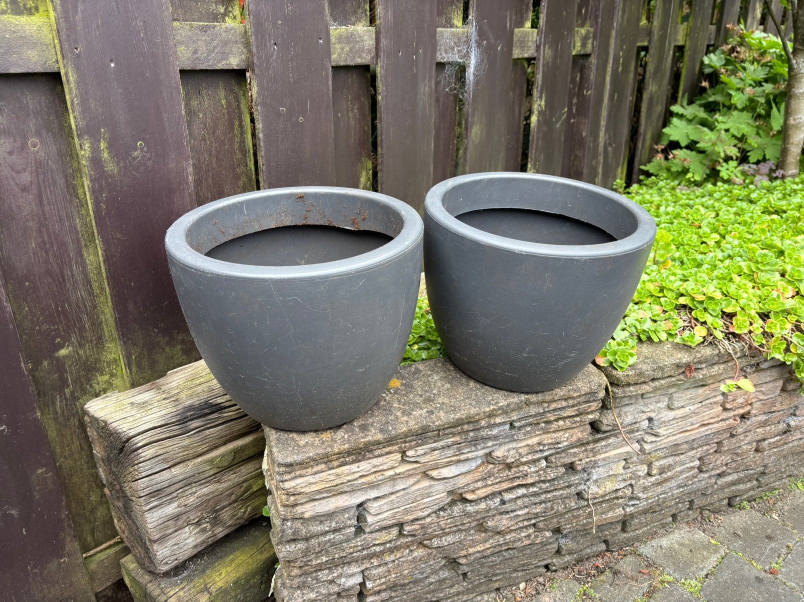 Bloempot Elho 2x 11 liter, Ophalen, Kunststof, Gebruikt, Minder dan 30 cm