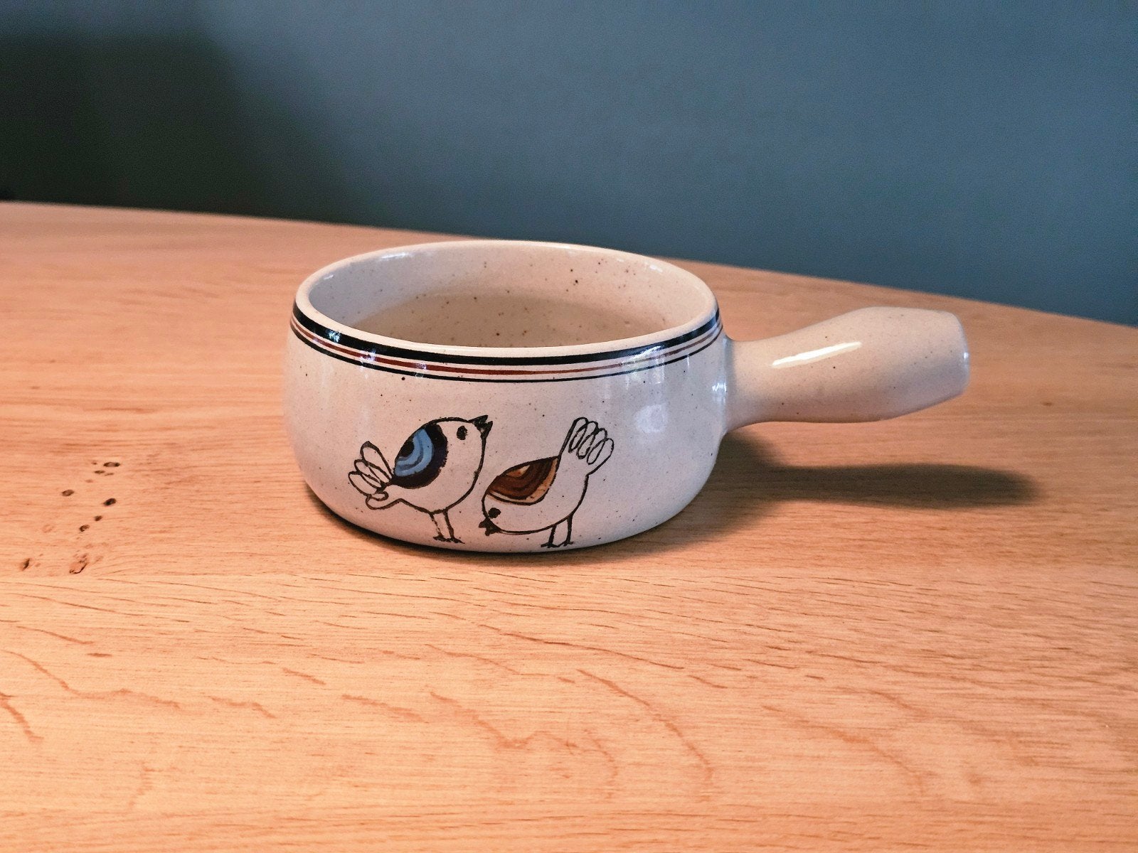 Foto 6 van Vintage Soepkommen Met Handvat - Uniek Design