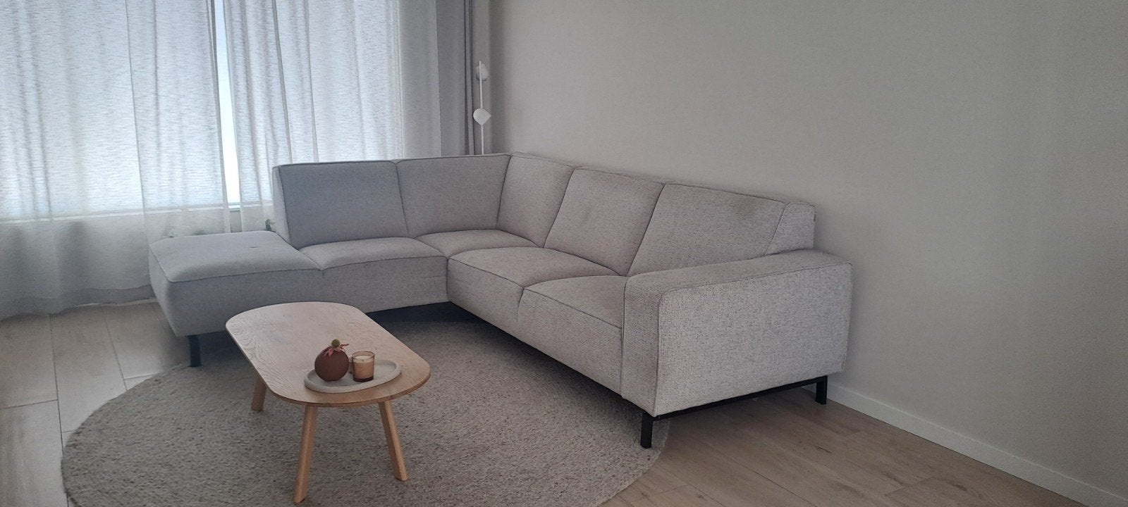Trendhopper Hoekbank met hoekstuk - 270x228x94 cm, Ophalen, 250 tot 300 cm, Gebruikt, Hoekbank