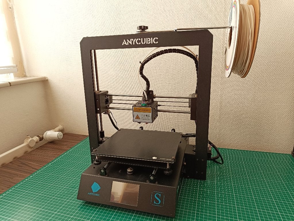 Anycubic S 3D printer, Ophalen, Zo goed als nieuw, Filament, AnyCubic