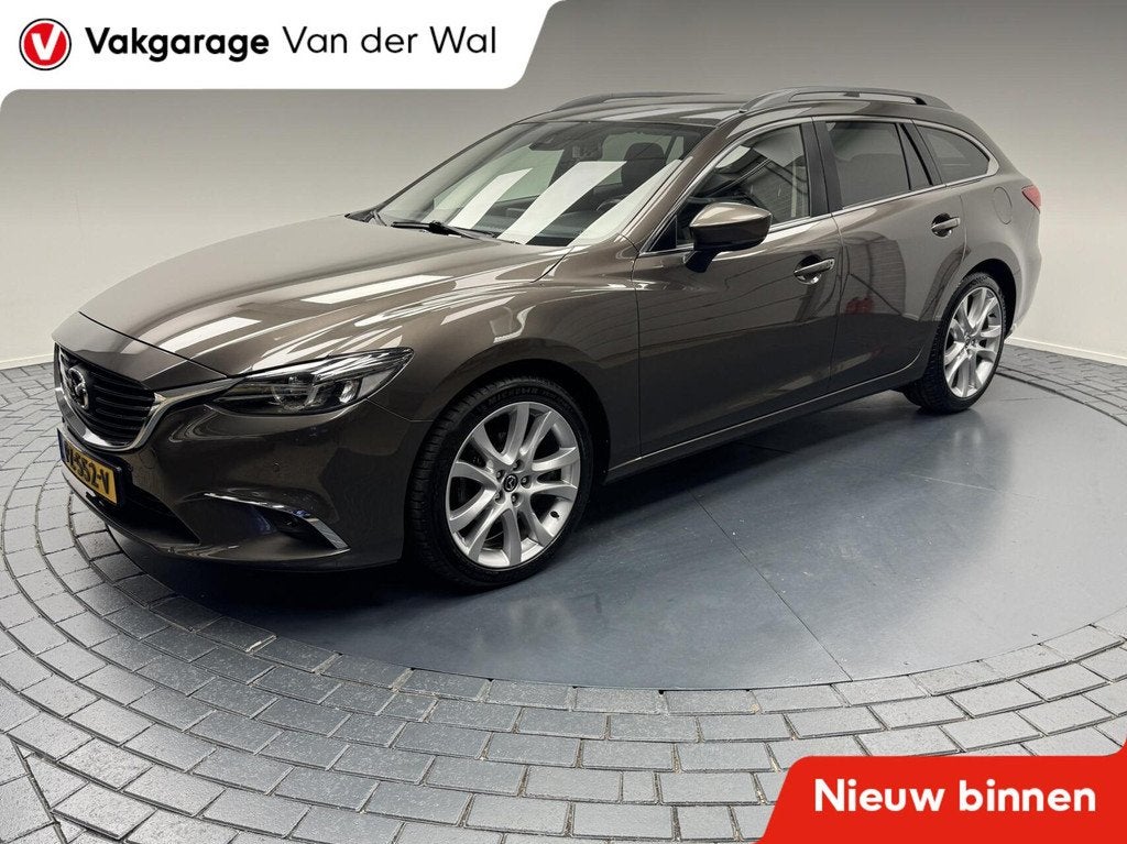 Mazda 6 Sportbreak 2.0 SkyActiv-G 165 TS+ Afn.Trekhaak-Navig, Auto's, Mazda, Voorwielaandrijving, 1998 cc, Gebruikt, 4 cilinders