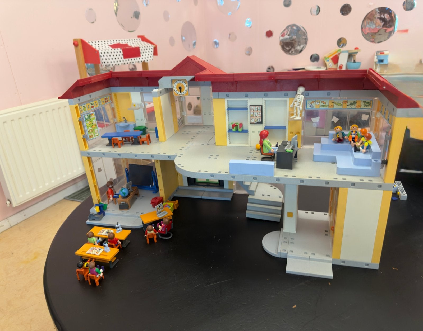 School van de playmobiel, Ophalen of Verzenden, Gebruikt, Complete set, Gebouw