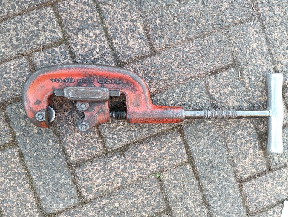 RIDGID pijpsnijder - No. 2 - Gebruikt, Ophalen, Gebruikt, Snijgereedschap, Ridgid