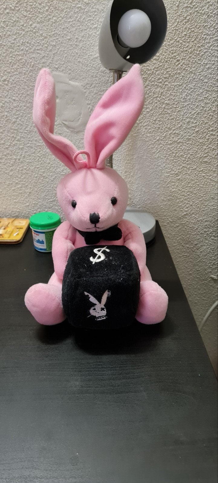 Roze Playboy Konijn Knuffel - Zo goed als nieuw, Overige merken, Overige karakters, Konijn, Ophalen of Verzenden