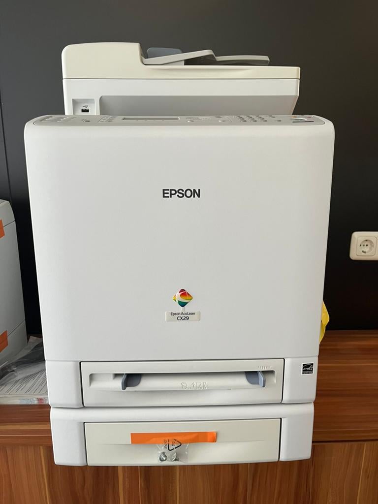 Drie Epson AcuLaser laserprinters, Computers en Software, Printers, Nieuw, All-in-one, Laserprinter, Faxen, Kleur printen, Kopieren