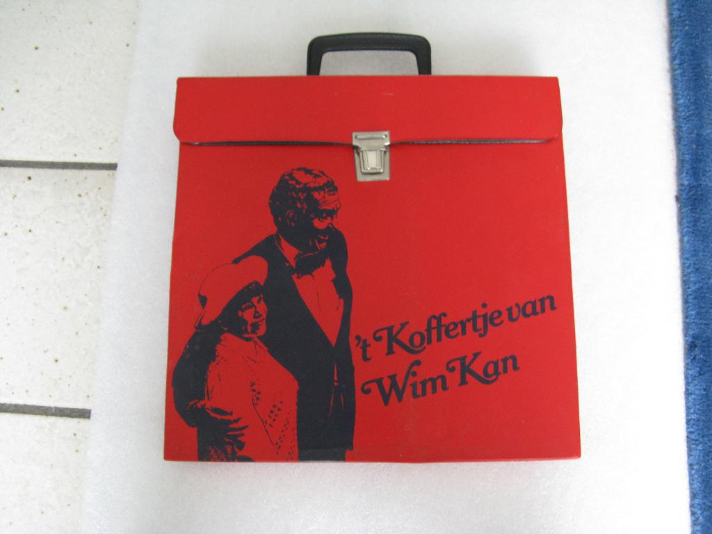 Koffertje van WIM KAN incl.ABC koerier, Cd's en Dvd's, Vinyl | Nederlandstalig, Ophalen of Verzenden, Zo goed als nieuw, Overige formaten