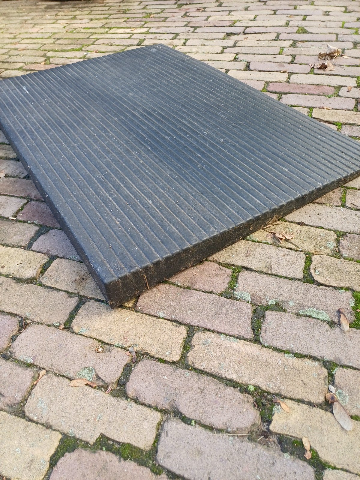 Rubberen drempelhulp, ramp., Ophalen, Elektrische rolstoel