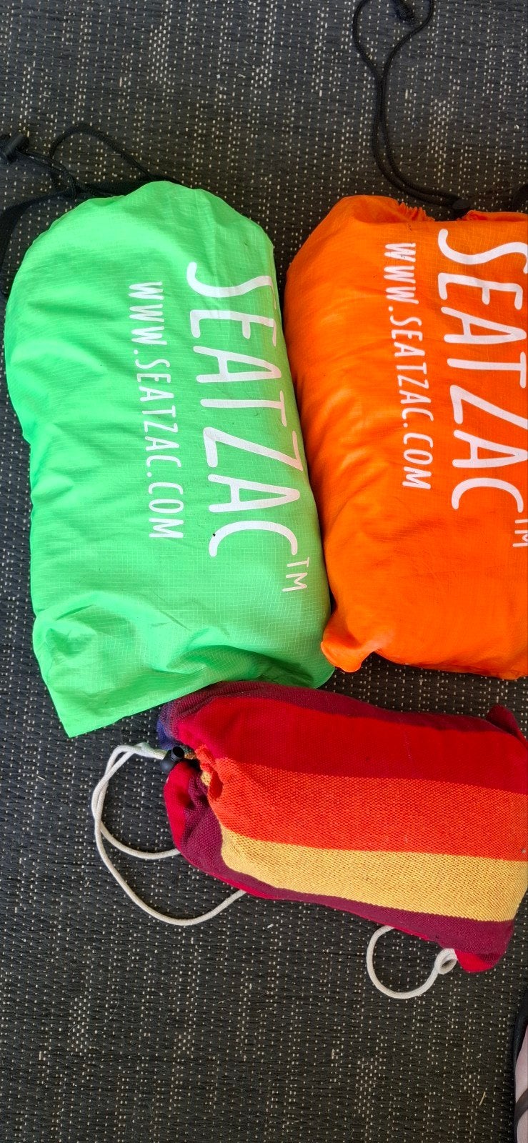 Twee SeatZacs (Fatboy-achtig) en een hangmat, Tuin en Terras, Ophalen