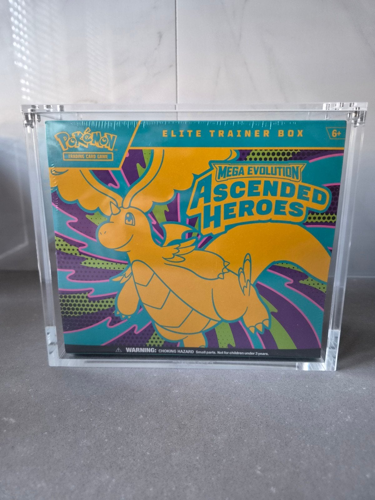 Pokémon Elite Trainer Box Ascended Heroes ETB Acryl Sealing, Hobby en Vrije tijd, Verzamelkaartspellen | Pokémon, Ophalen of Verzenden