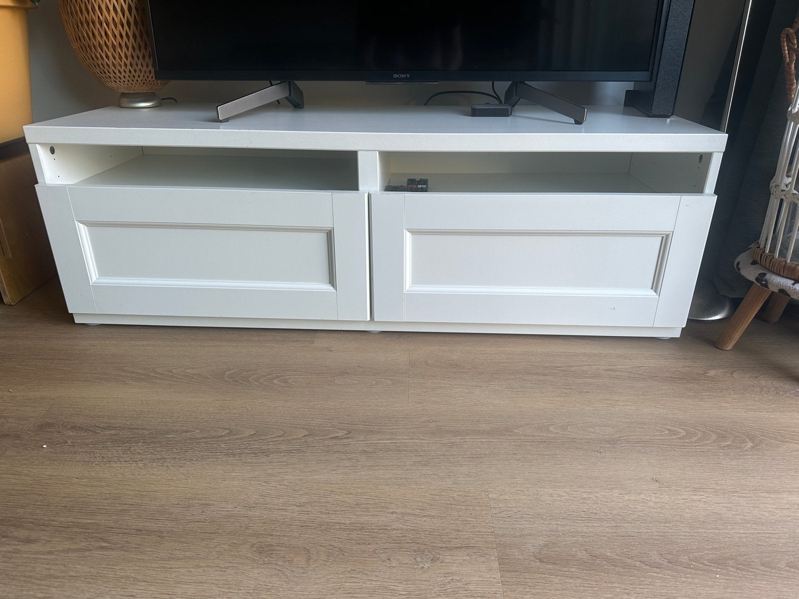 Witte TV kast / TV meubel 120 x 40 x 40, Ophalen, Gebruikt, 100 tot 150 cm, Minder dan 100 cm