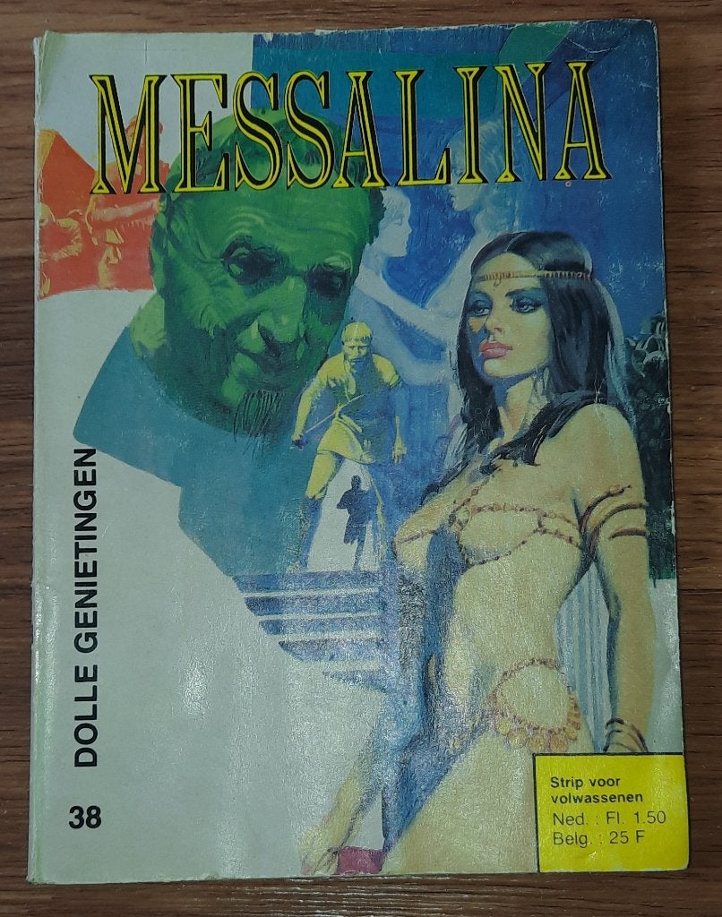 stripboek erotisch Messalina 38 Dolle Genietingen 1976, Boeken, Eén stripboek, Ophalen of Verzenden