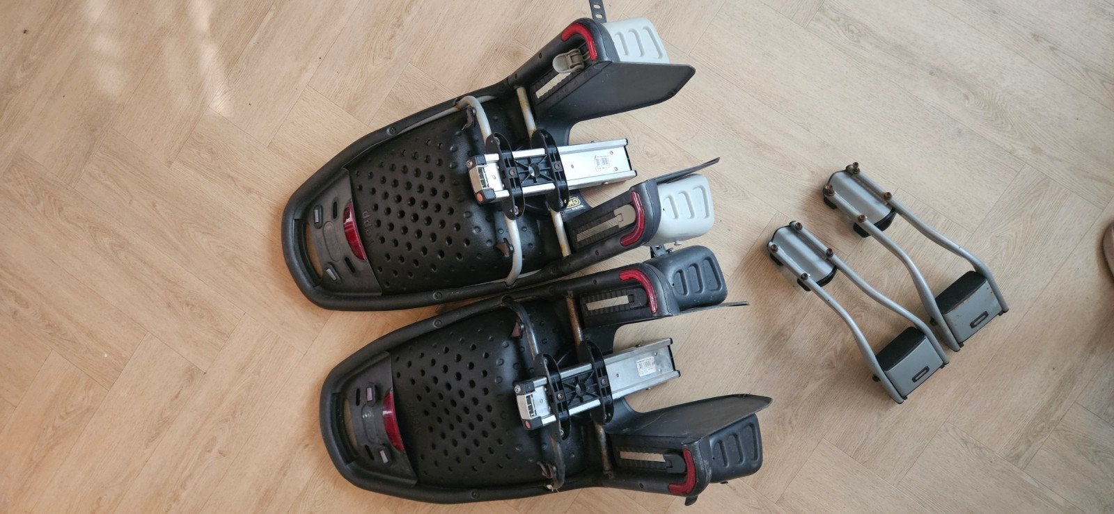 2x fietsstoel, Fietsen en Brommers, Ophalen, Achterzitje, Yepp, Gebruikt