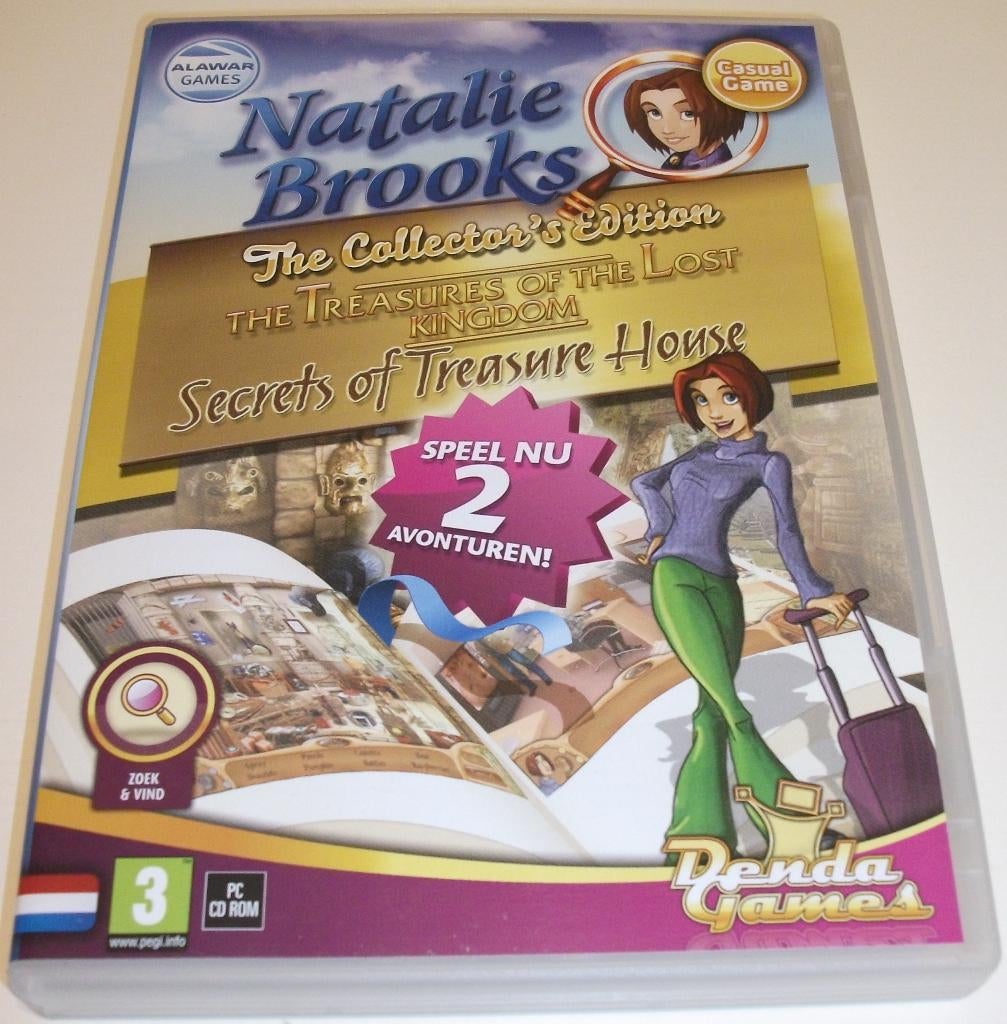 PC Game *** NATALIE BROOKS 1 & 2 *** The Collector's Edition, Puzzel en Educatief, 1 speler, Ophalen of Verzenden, Zo goed als nieuw