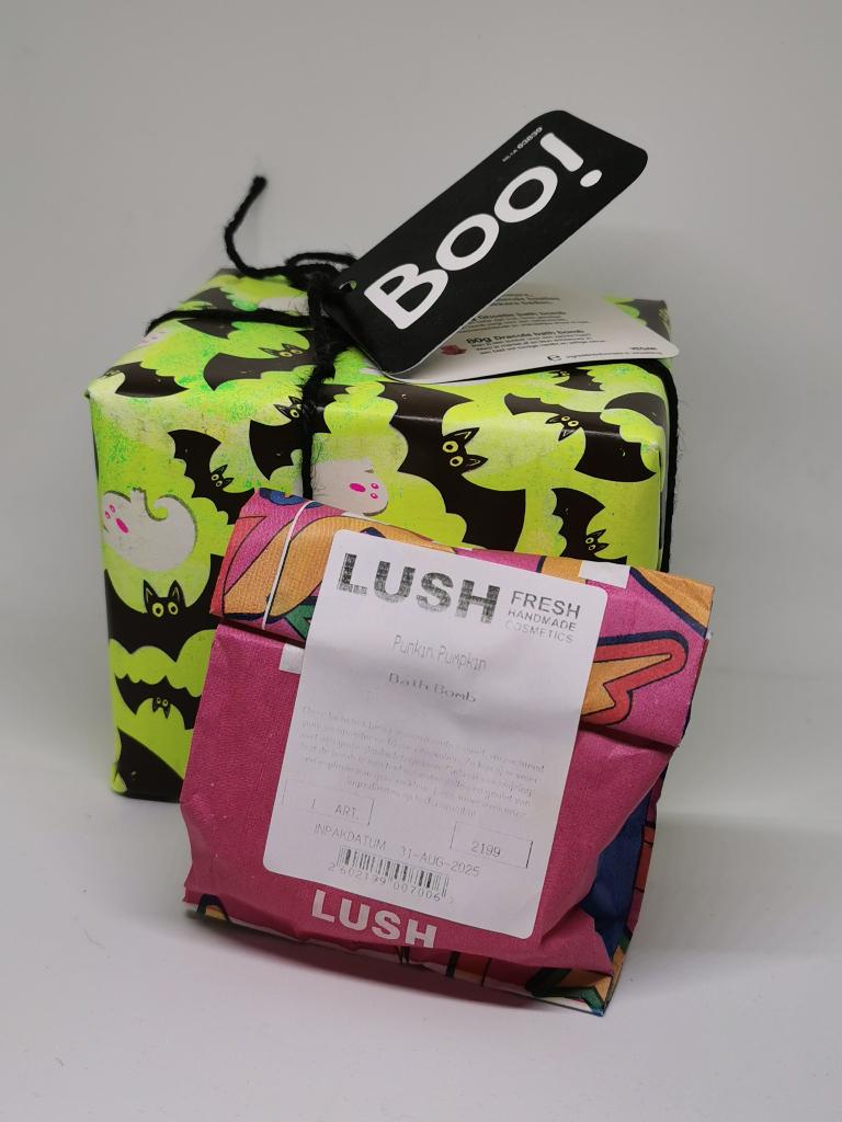 Lush Halloween bath bombs Boo! + Punkin Pumpkin (limited), Ophalen of Verzenden, Nieuw, Bad & Douche