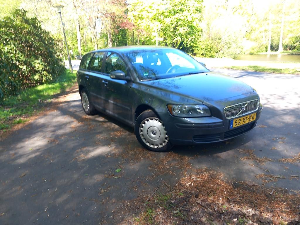 Volvo V50 1.6 D 2007 Grijs airco, Auto's, Voorwielaandrijving, Stof, 4 cilinders, 700 kg