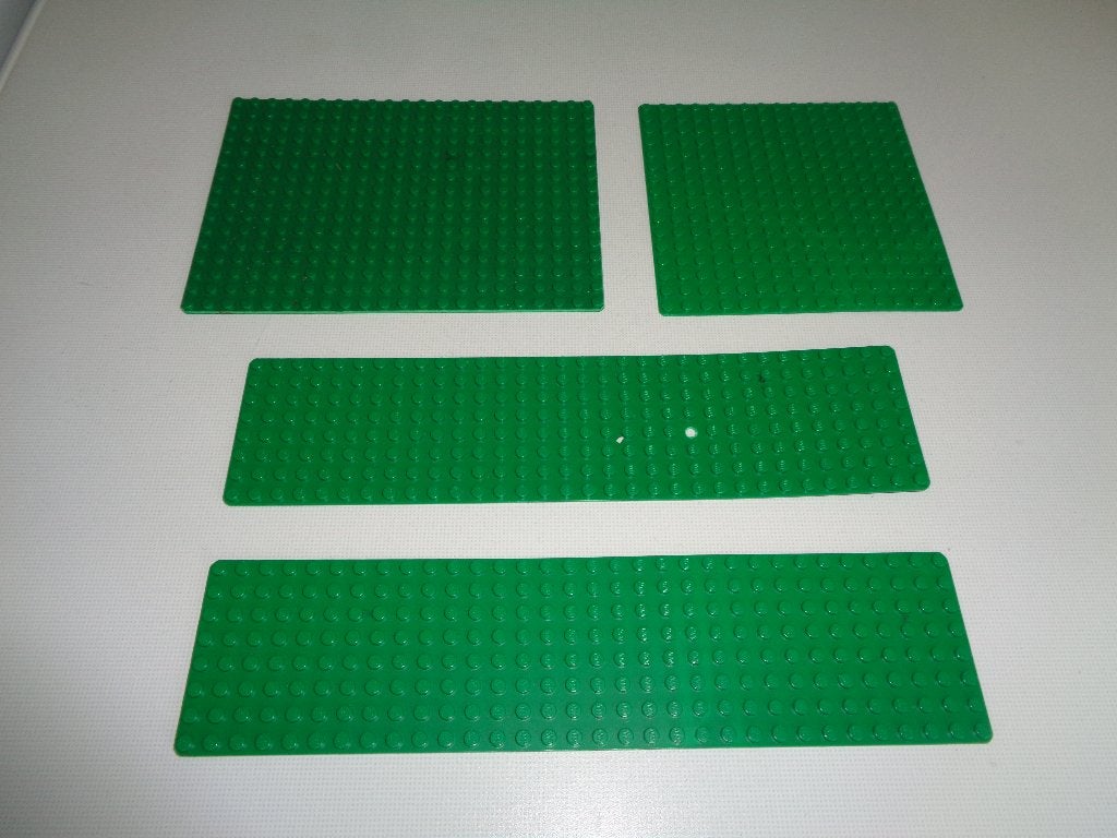 4 Lego grondplaatjes., Ophalen of Verzenden, Gebruikt, Lego