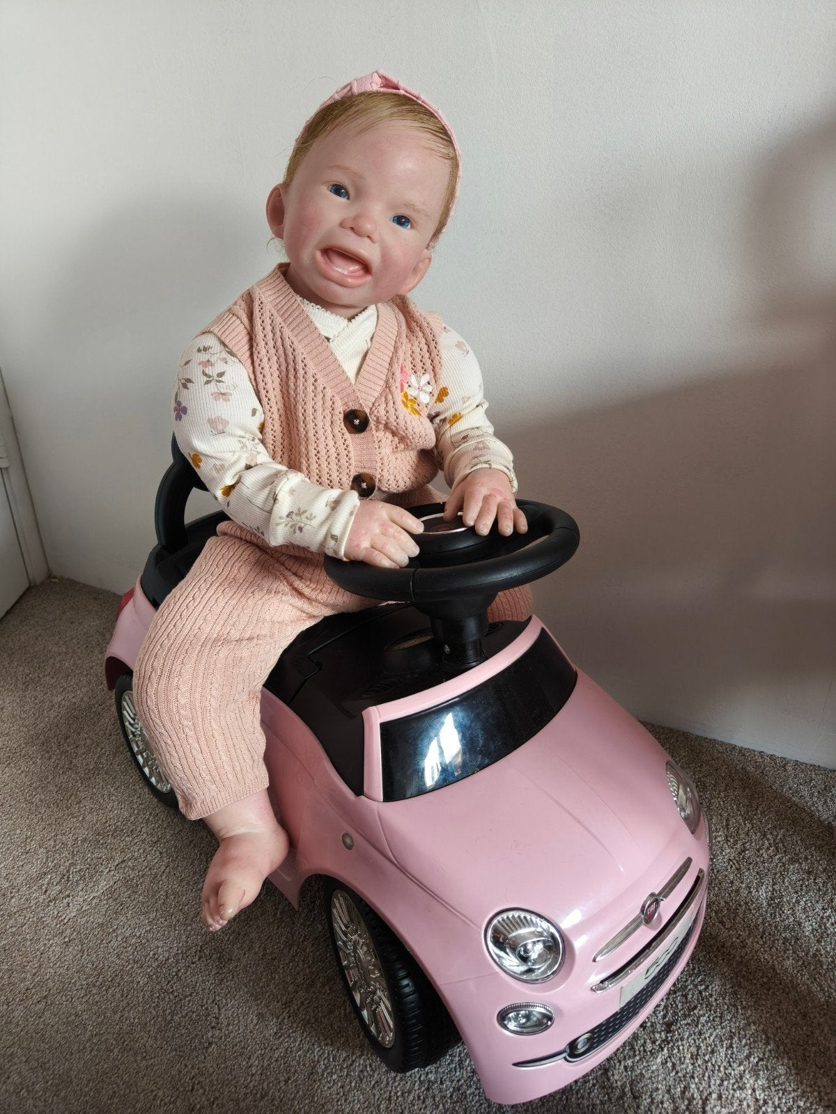 Reborn Toddler Bountiful Baby Donna Rubert "Stormy" 66 cm, Ophalen of Verzenden, Zo goed als nieuw, Pop, Levensecht of Reborn