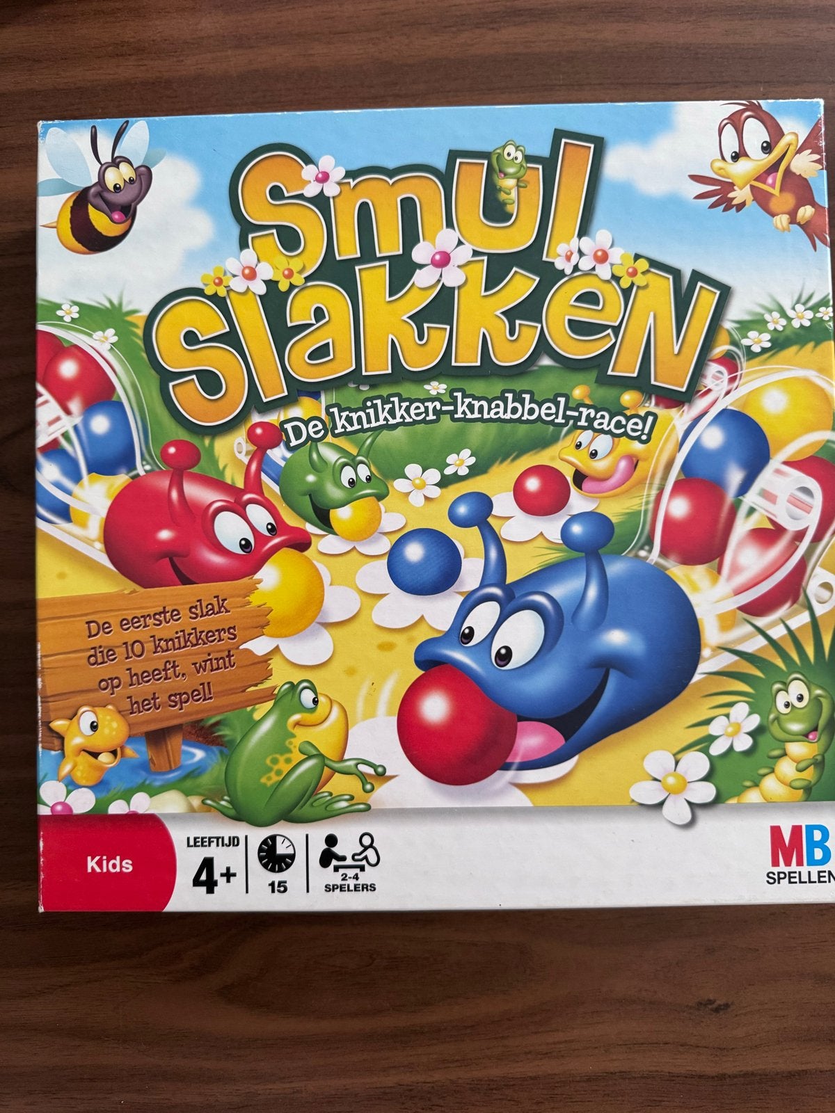 Smul Slakken - De knikker-knabbel-race! Bordspel, Drie of vier spelers, Ophalen, Gebruikt