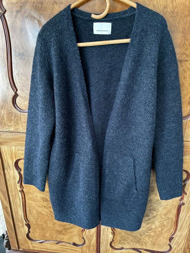 Samsoe Samsoe vest donkerblauw L, Kleding | Dames, Ophalen of Verzenden, Gedragen, Maat 42/44 (L), Blauw