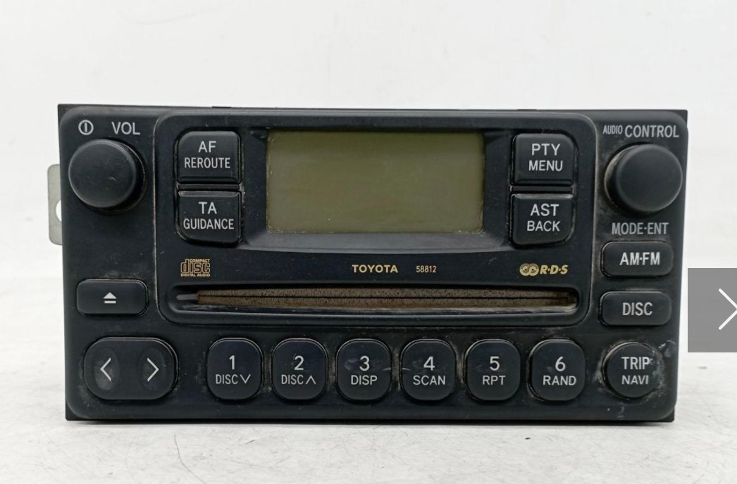 Te Koop, original toyota RAV auto radio cd speler, Ophalen of Verzenden, Zo goed als nieuw