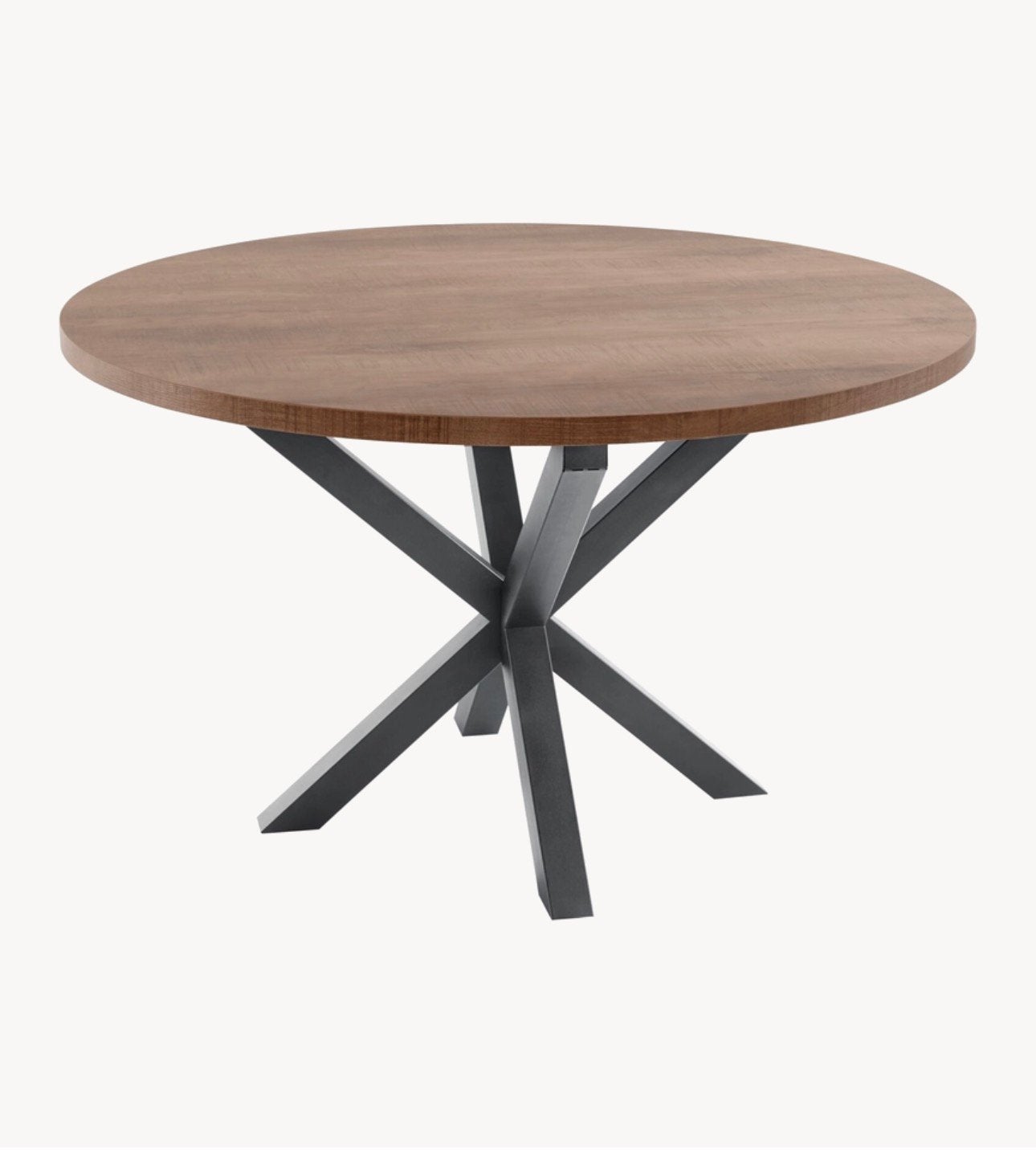 Gezocht ronde houten eettafel, Ophalen, Zo goed als nieuw, Rond, 100 tot 150 cm